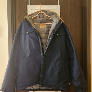 Fjallraven Down Jacket size XL Navy Blue